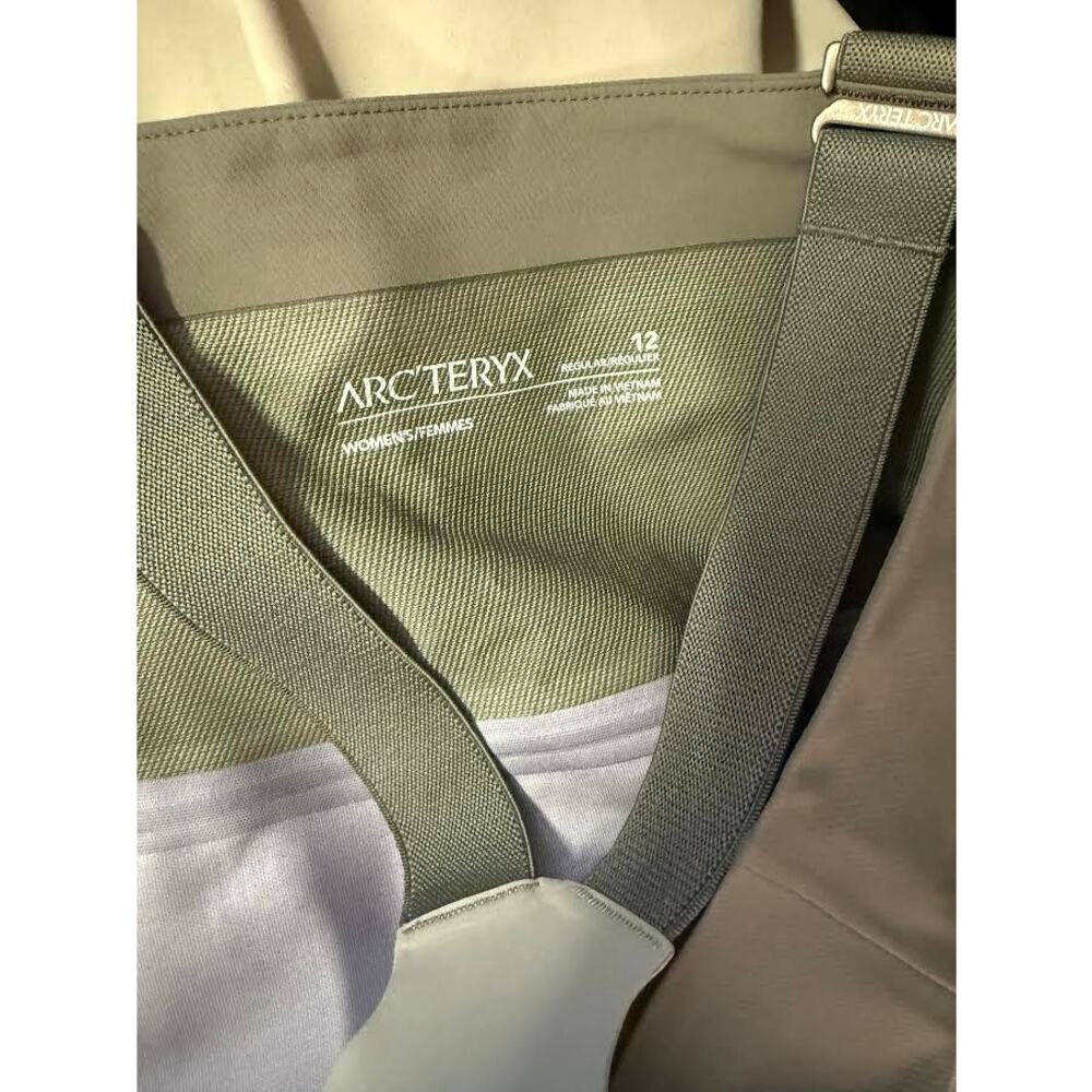 NWT! Arc'teryx Women's Rush Gore-tex Bib Pant Habitat SIZE-12 - Picture 8 of 10